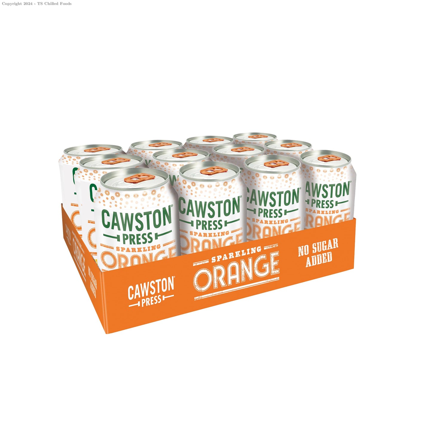 CAWSTON CANS SPARKLING ORNAGE 24X330ML