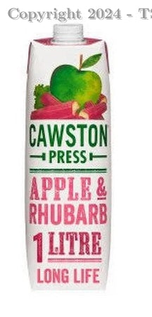 DR CAWSTON APPLE RHUBARD 6X1L