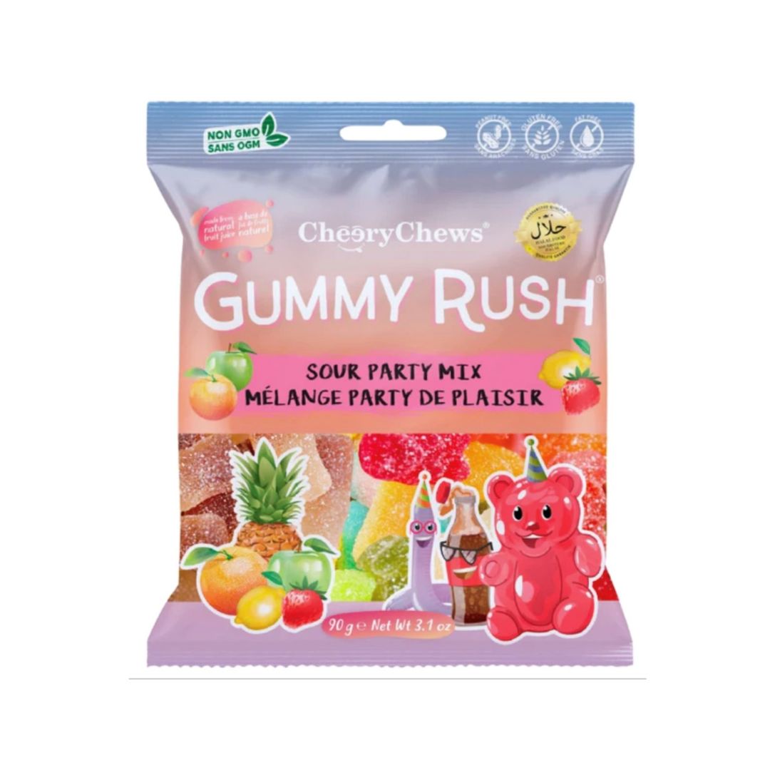 GUMMY RUSH SOUR PARTY MIX 12X90G (HALAL) – TS Chilled Foods Ltd