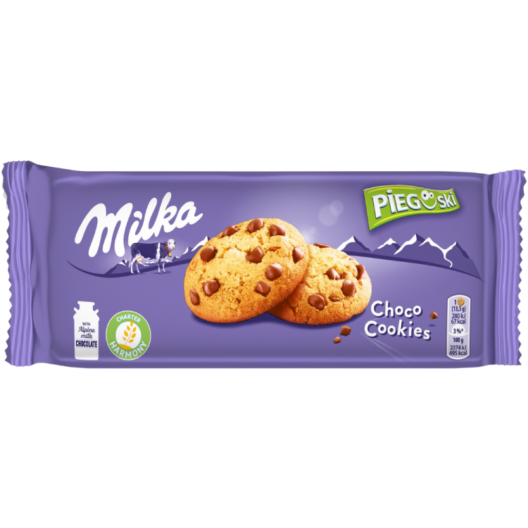 CK MILKA CHOCO COOKIES NUT 135G (24)PM 1.69