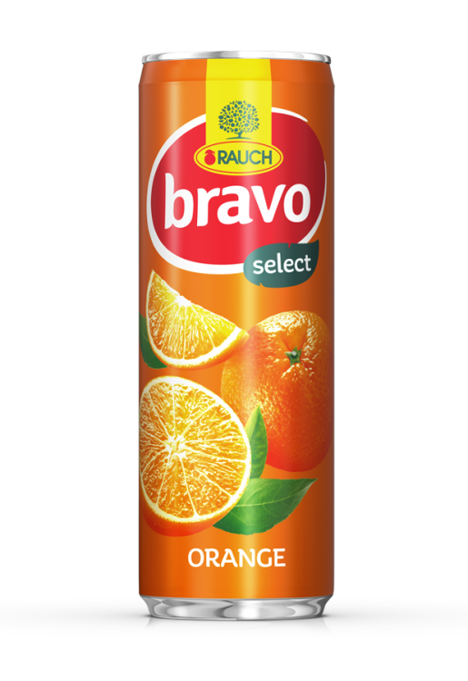 BRAVO CAN ORANGE 24X250ML