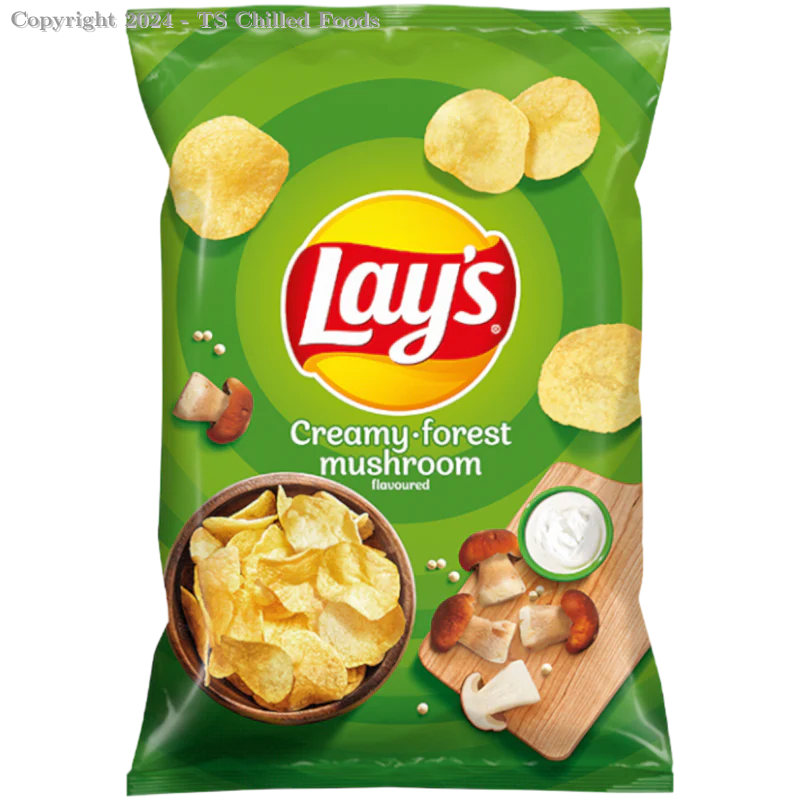 LAYS CREAMY FOREST MUSHROOM 130g