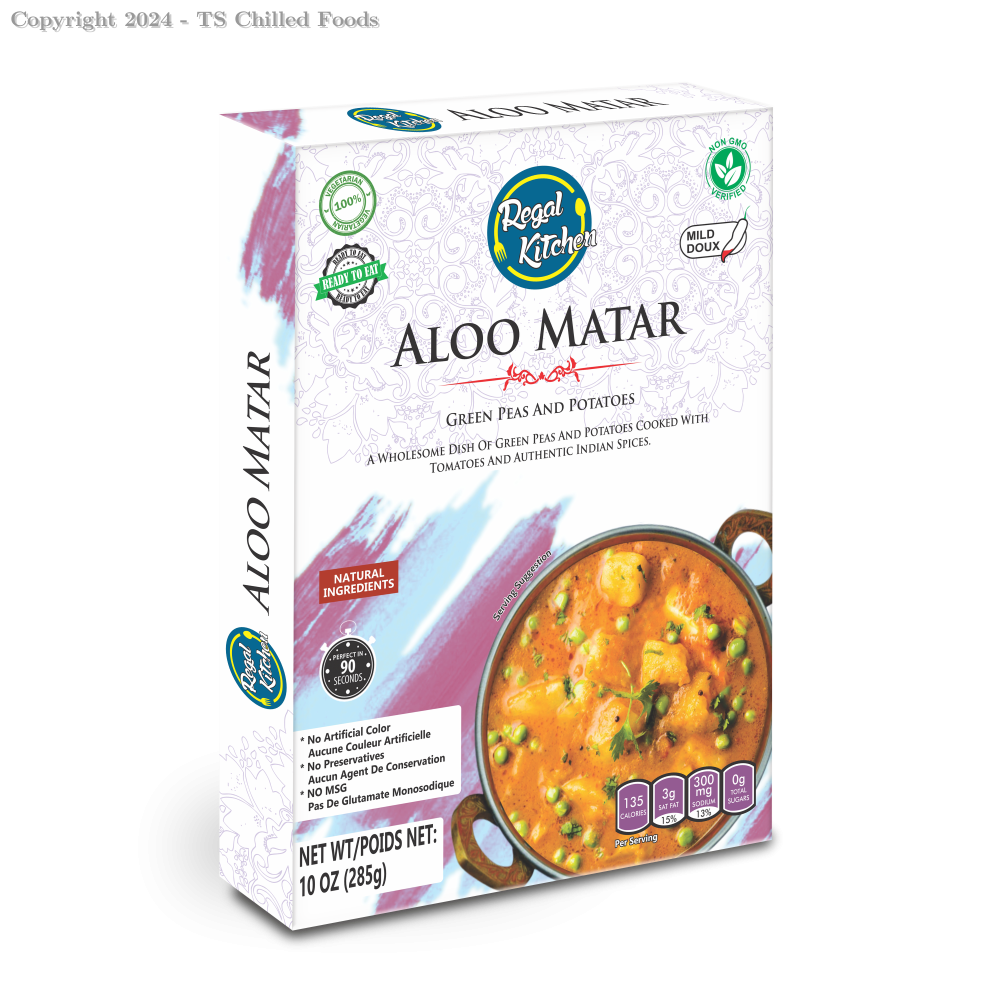 REGAL KITCHEN READYMEAL ALOO MUTTER X10