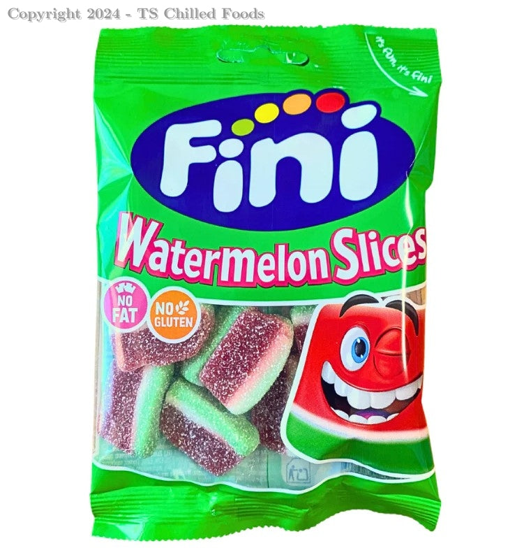 FINI FIZZY WATERMELON SLICES 12x75gm (HALAL)