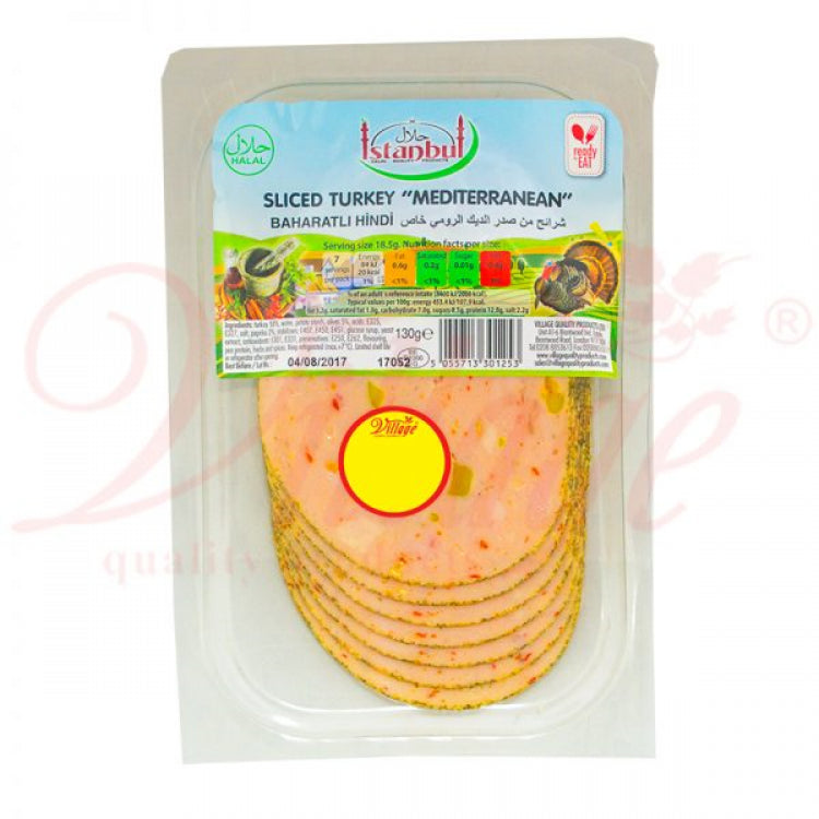 BM ISTANBUL SLICED TURKEY MEDITERRANEAN 130G PM 2.99(10)