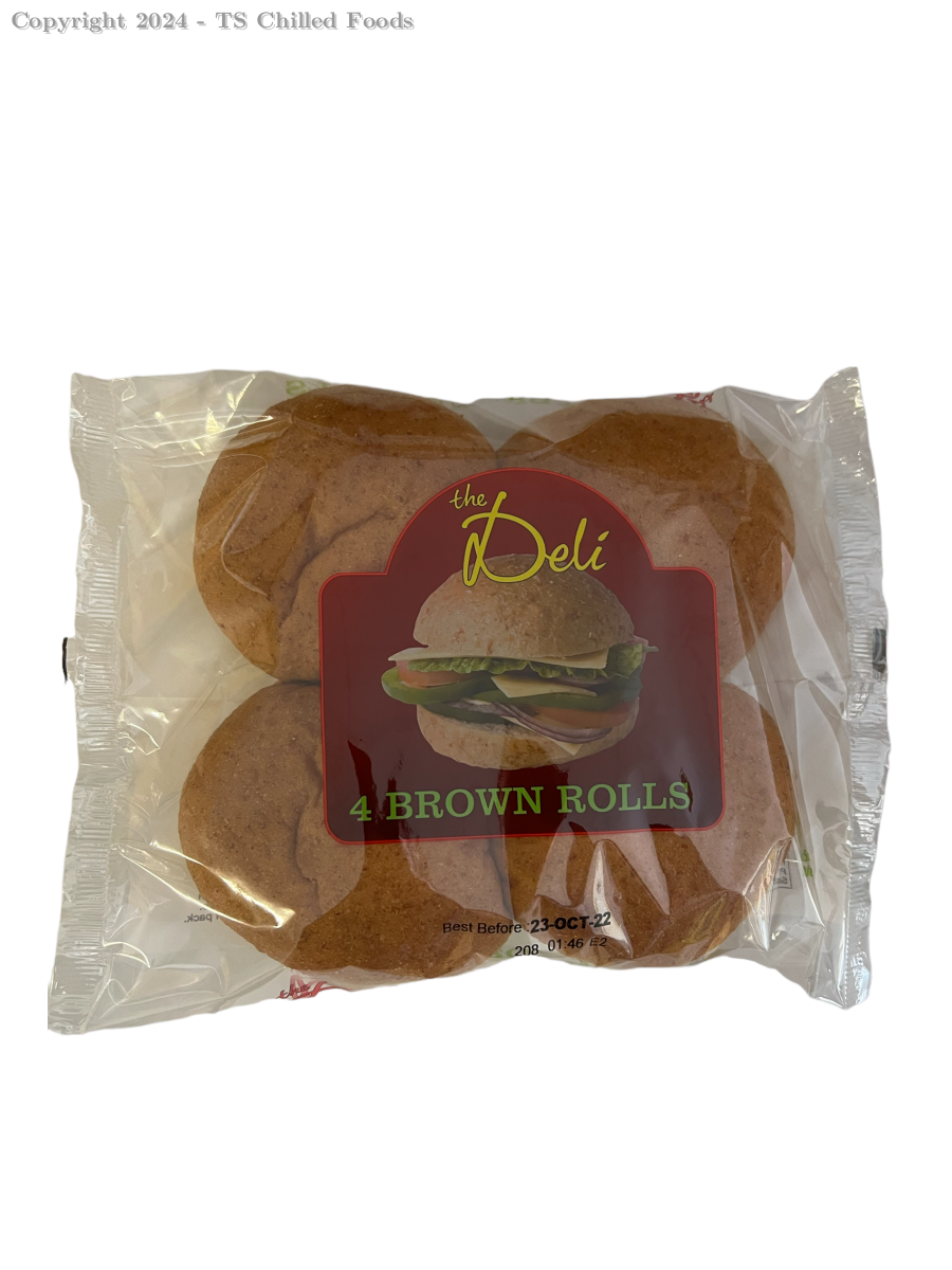 DELI SOFT BROWN ROLLS 280G