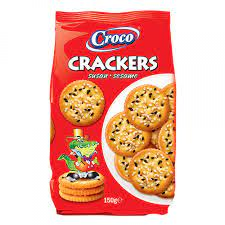 CK CROCO CRACKERS SESAME 150G PM 1.09