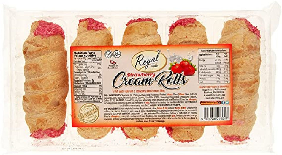 REGAL STRAWBERRY CREAM ROLLS