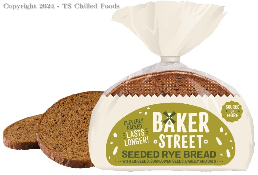 BAKER STREET RYE SEEDED BREAD 500G