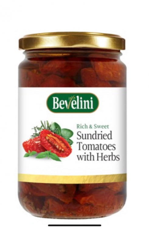 BEVELINI SUNDRIED TOMATOES WITH HERBS 6X310G