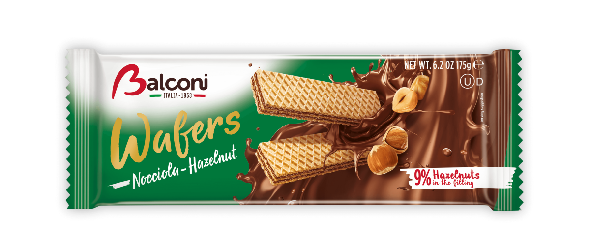 BALCONI WAFER HAZELNUT 175G