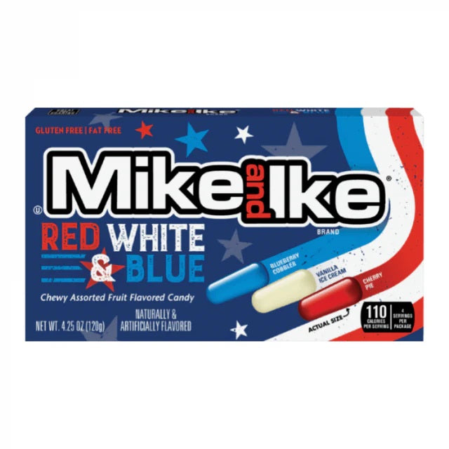 MIKE & IKE RED WHITE BLUE 12X141G