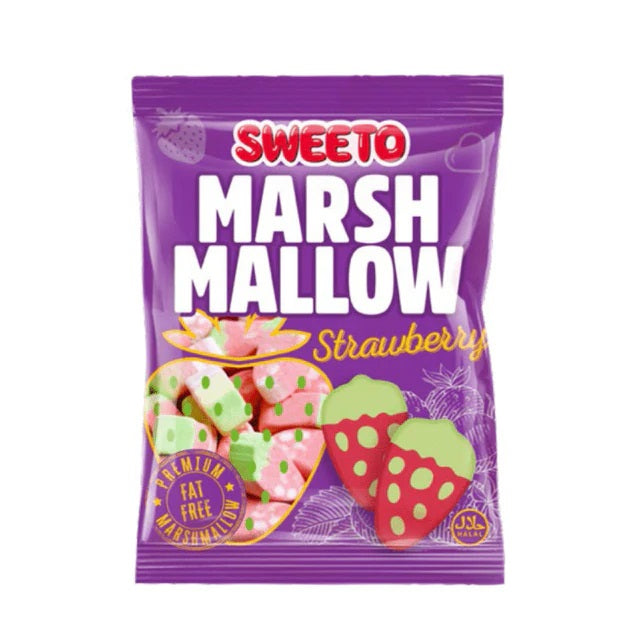 SWEETO MARSHMALLOW STRAWBERRY 12X140G (HALAL)
