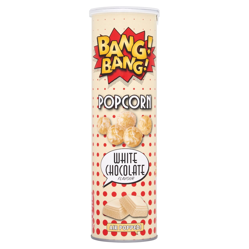 BANG BANG WHITE CHOCOLATE POPCORN 6X85G