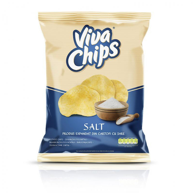 CT VIVA CRISPS SALT FLAVOUR 20X100G