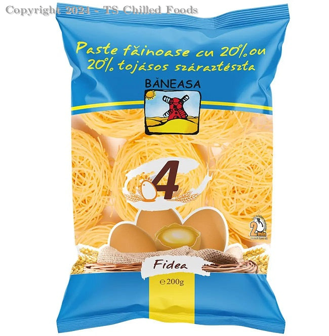 BANEASA PASTA FIDEA CUIBURI 4 EGGS 20X200G
