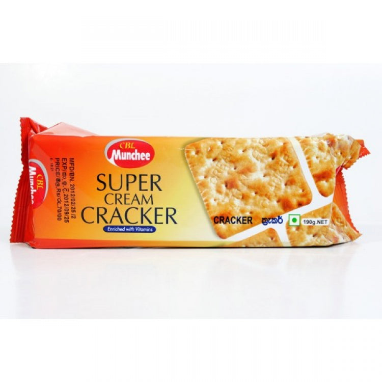 CK MUNCHEE SUPER CREAM CRACKER 190G PM ?0.99