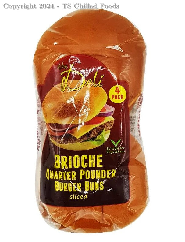 BRIOCHE QUATER POUNDER BURGER BUNS X7