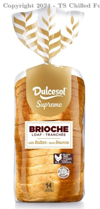 DULCESOL SUPREME BRIOCHE LOAF 450G