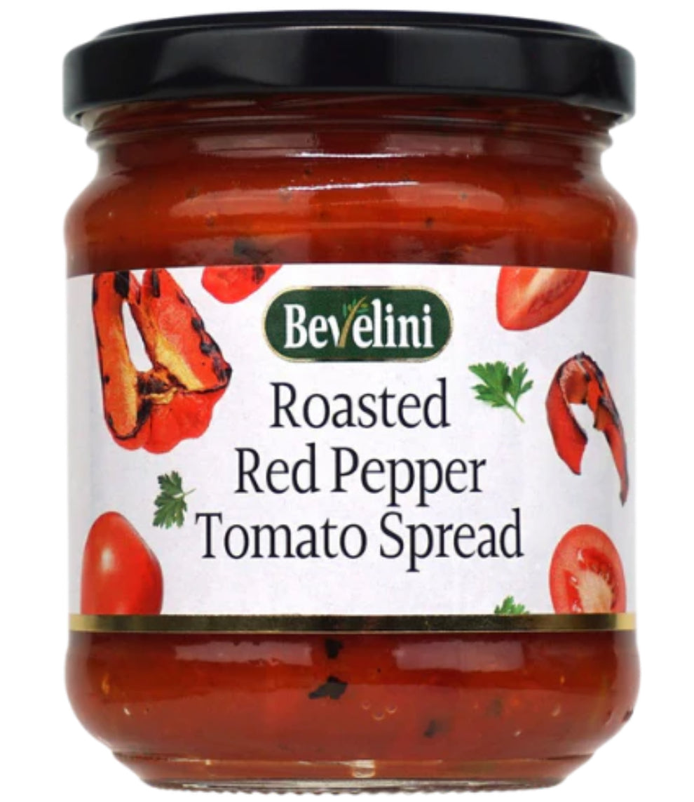 BEVELINI ROASTED RED PEPPER TOMATO SPREAD 6X200G