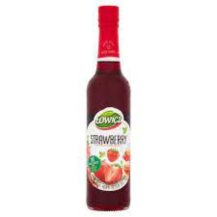 LOWICZ SYRUP STRAWBERRY 6 X 400 ML