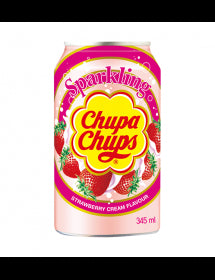 CHUPA CHUPS DRINK STRAWBERRY & CREAM 24X345ML