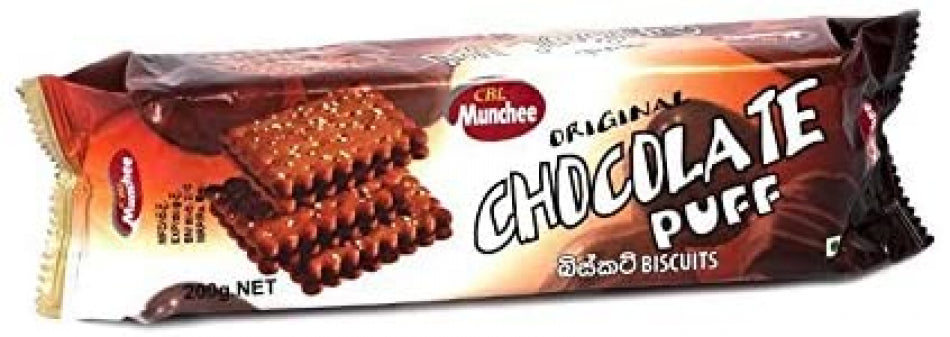 CK MUNCHEE CHOCOLATE PUFF 200G (12) PM ?0.99