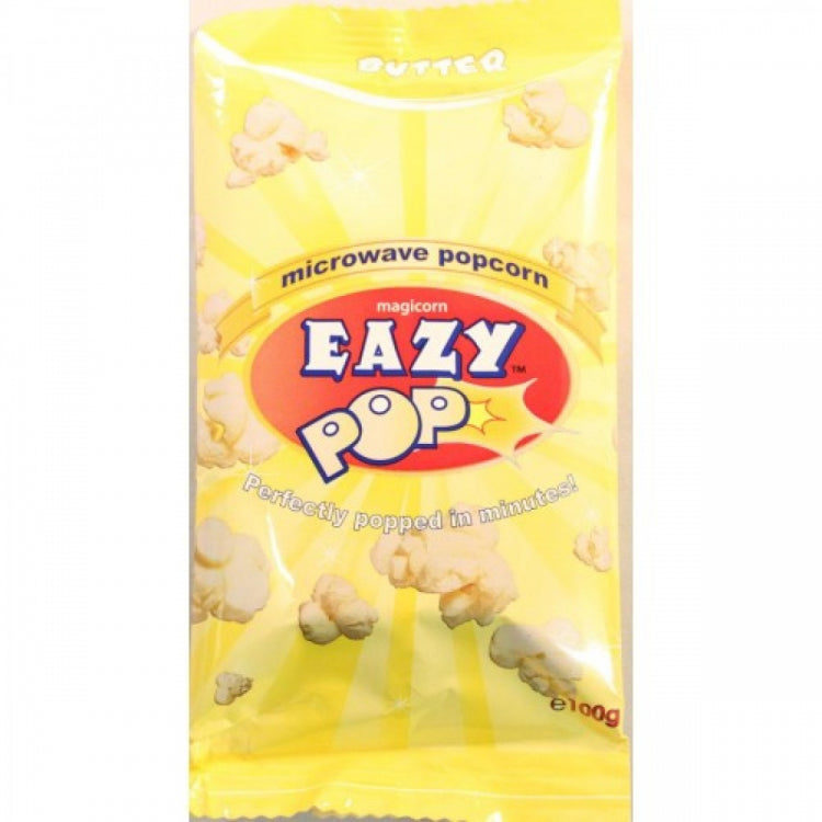 EAZY POPCORN MICROWAVE BUTTER 16X85G (YELLOW)