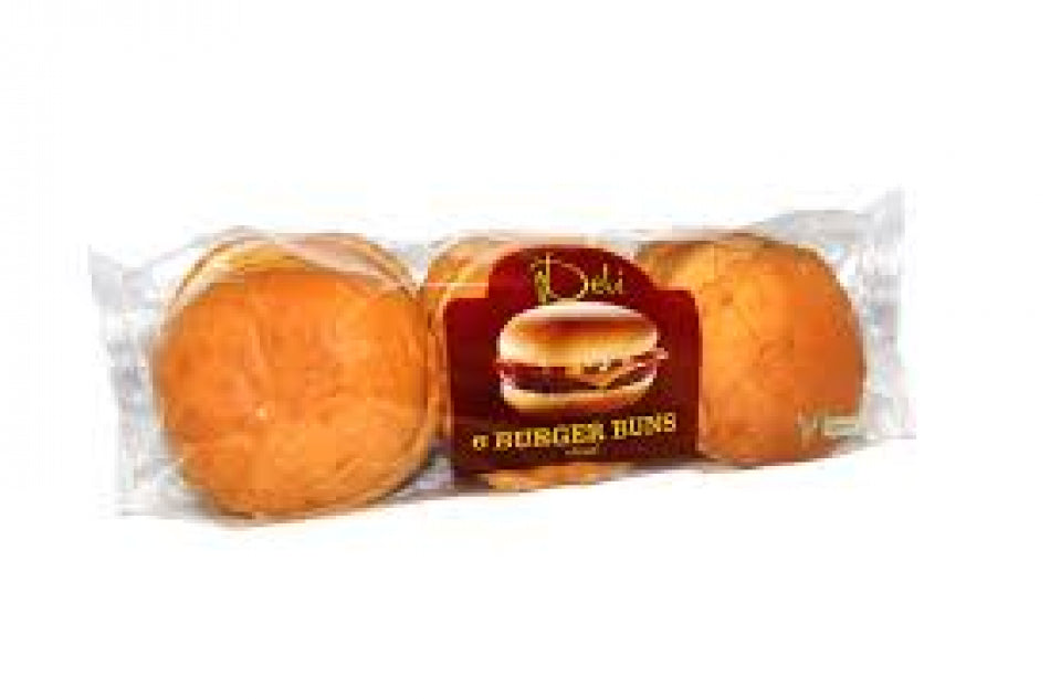 PLAIN BURGER BUNS X8