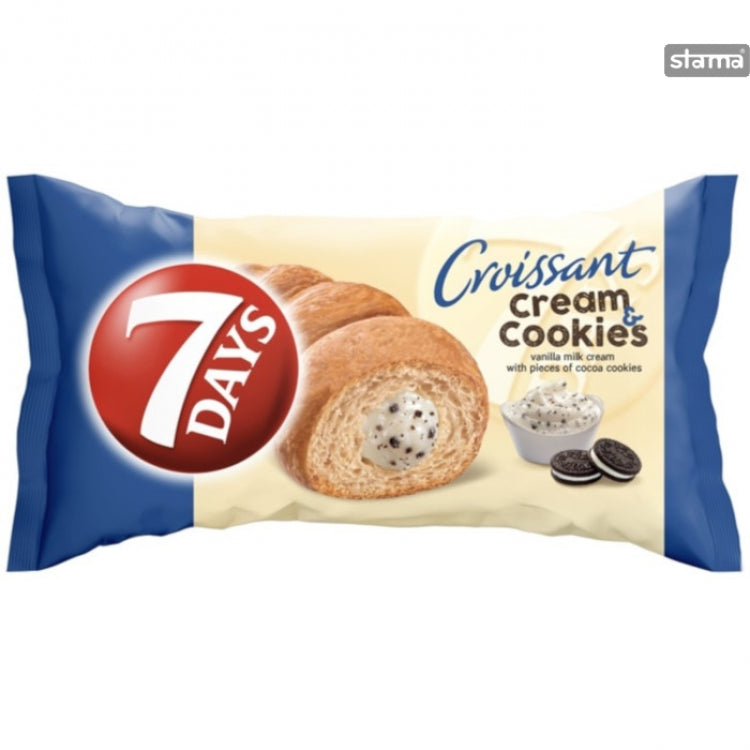 7 DAYS CROISSANT COOKIES & CREAM OREO (BLUE) 20X80G