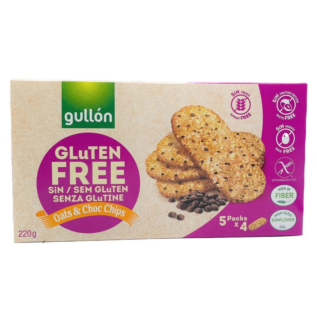 GULLON OATS & CHOC CHIP SUGAR FREE 220G