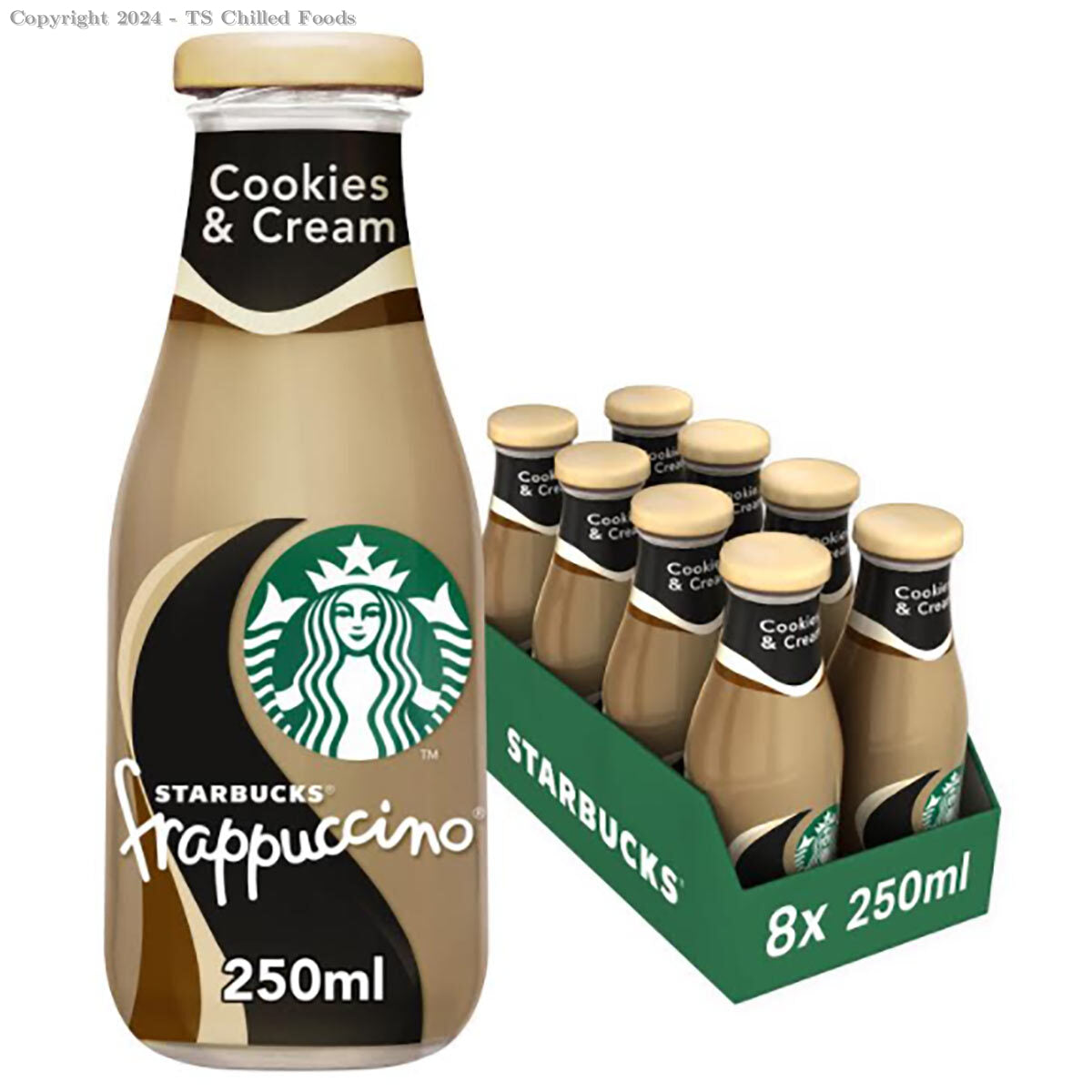 STARBUCKS COFFEE COOKIE & CREAM 8X 250 ML