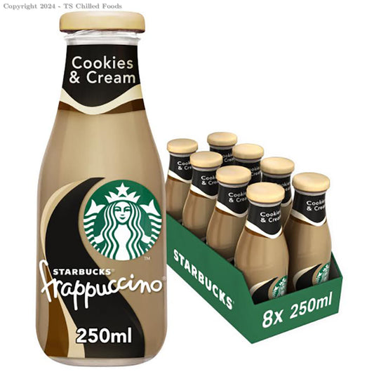 STARBUCKS COFFEE COOKIE & CREAM 8X 250 ML
