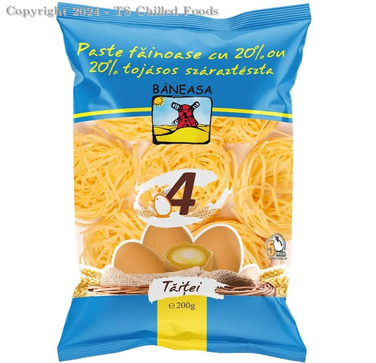 BANEASA PASTA TAITEI LATI CUIBURI 4 EGGS 20X200G
