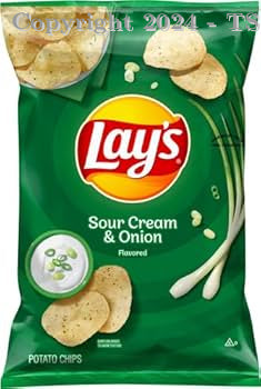 LAYS SOUR CREAM & ONION  FLAVOUR 150GX9
