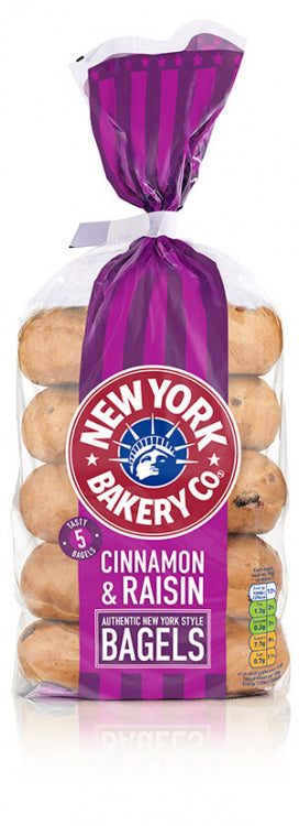NEW YORK BAGEL CINAMON & RAISIN 340G