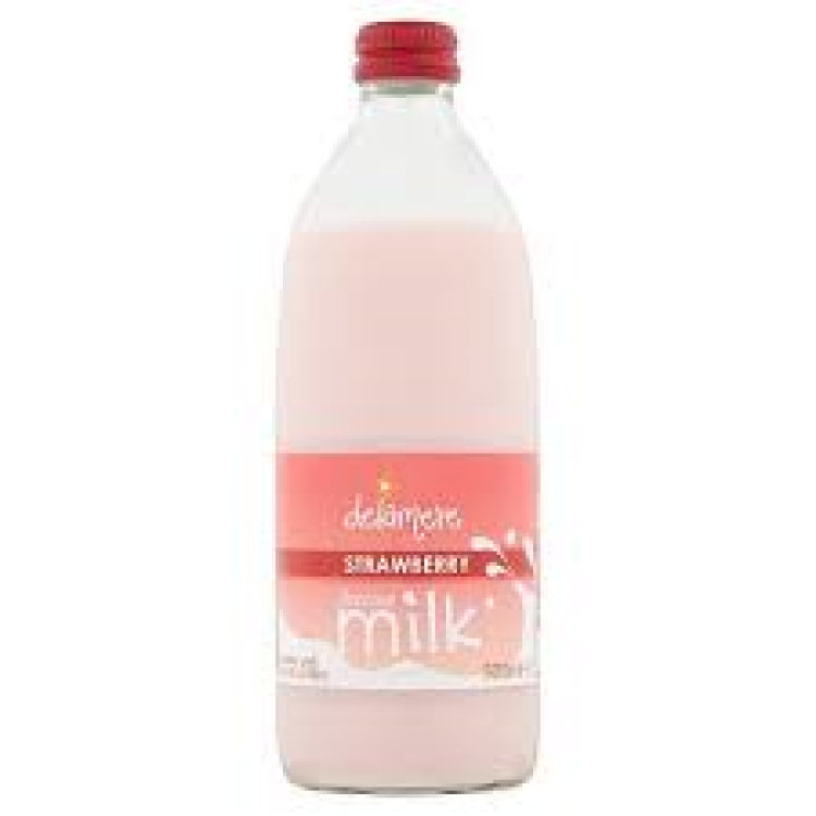 DELAMERE STRAWBERRY MILK SHAKE 12X500ML