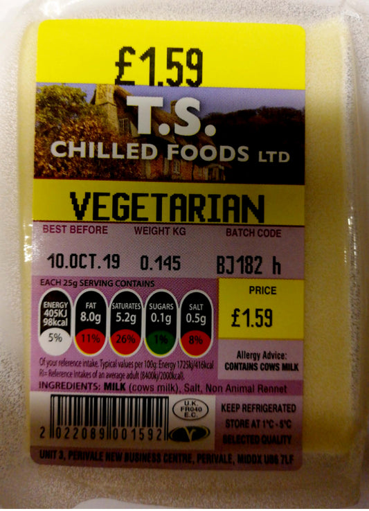 AA1 VEGETARIAN CHEDDAR PM ?1.79 (8)