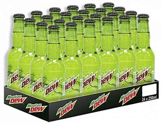 MOUNTAIN DEW (GLASS) 24X250ML