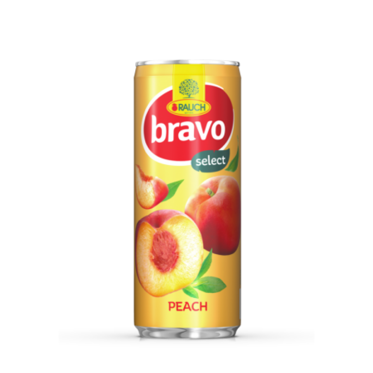 DR BRAVO CAN PEACH 24X250ML
