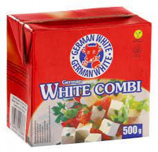 AA GERMAN WHITE COMBI WITH VEGETABLE FAT 500G (12) PM 2.99