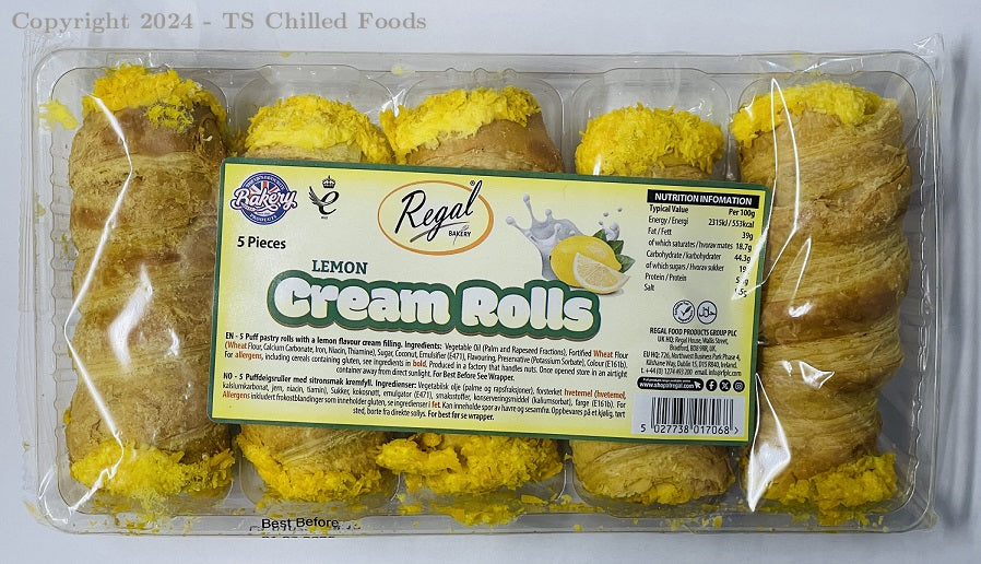 REGAL LEMON CREAM ROLLS (10)