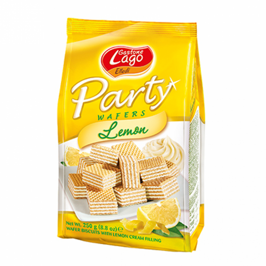 CK LAGO PARTY WAFER LEMON 10 X 250G
