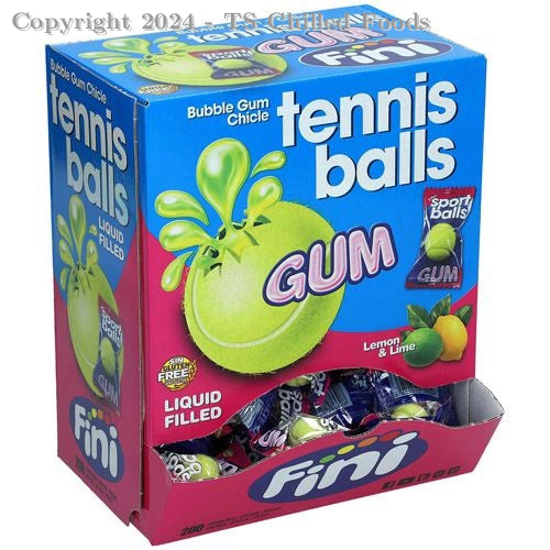 FINI TENNIS BALL BUBBLE GUM (200pcs)