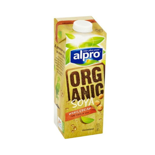 ALPRO ORGANIC UNSWEETENED MILK 8X1L