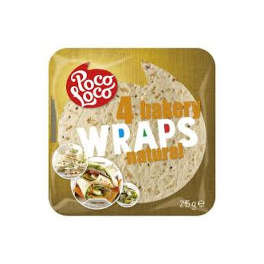 BAKERY WRAPS NATURAL 245g