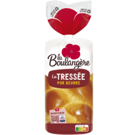 BR LA BOULANGERE BRIOCHE TRESSEE ( LOAF) 500G (7) PM ?2.69
