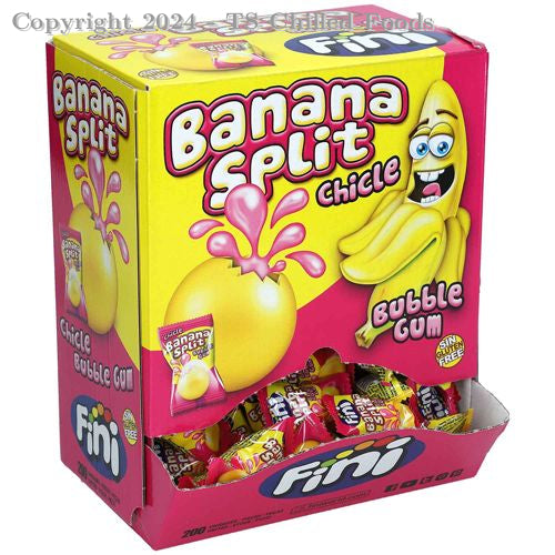 FINI BANANA SPLIT BUBBLE GUM (200pcs)