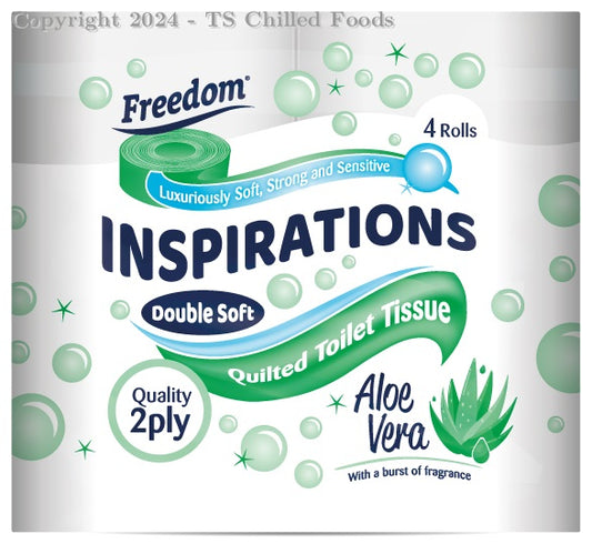 FREEDOM TOILET TISSUE 10X4 ALOE VERA