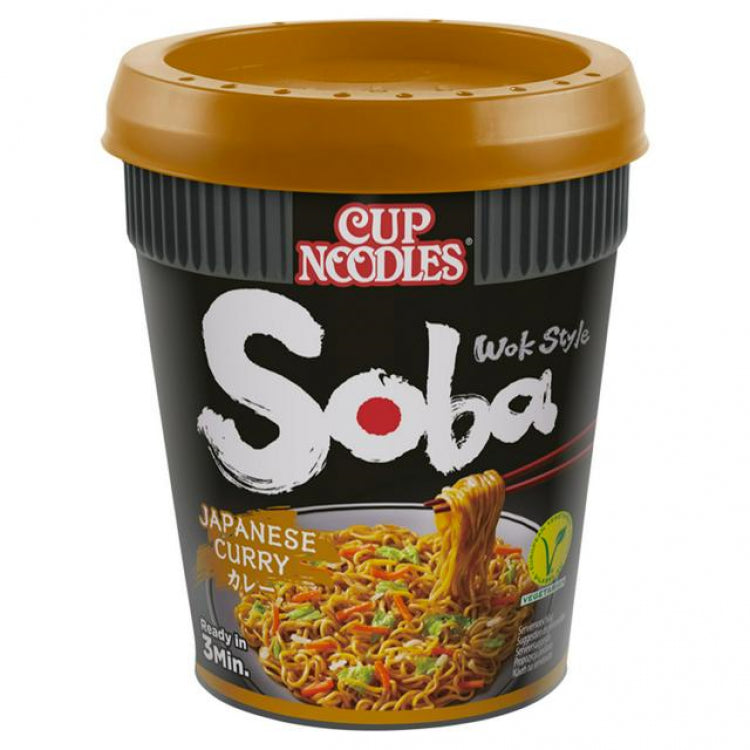 NISSIN SOBA NOODLES JAPANESE CURRY X8